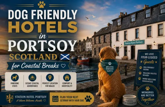 Dog-friendly coastal getaway in Portsoy