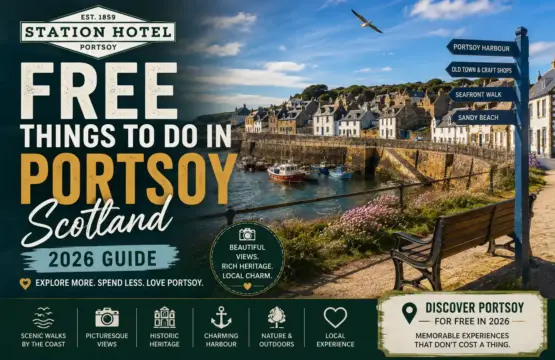 Free things to do in Portsoy Scotland including the harbour, beaches and coastal attractions