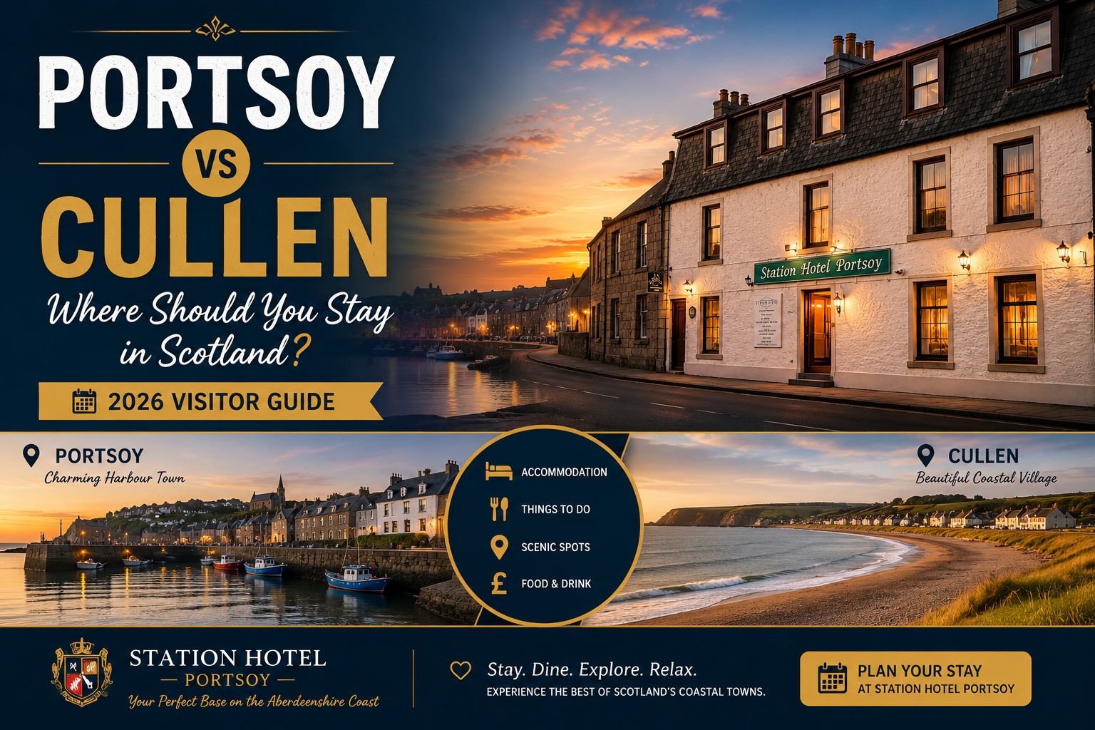 Portsoy vs Cullen Scottish coastal guide