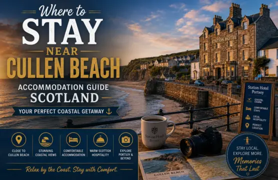 where to stay near Cullen Beach accommodation guide Scotland