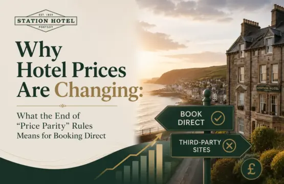 Hotel prices changing and booking direct at Station Hotel Portsoy